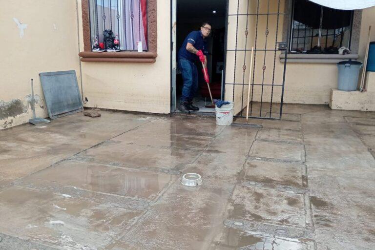 Imagen: Mineral de la Reforma: Realizan jornada de limpieza en Los Tuzos tras inundaciones