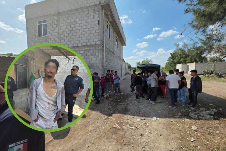 Imagen: Robo en Actopan: vecinos amarran a presunto ladrón