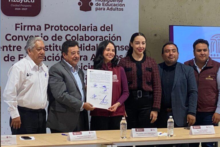 Imagen: En Tizayuca, firman convenio para combatir rezago educativo