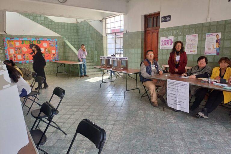 Imagen: En la primera elección judicial, la afluencia fue baja en distrito IV Tulancingo