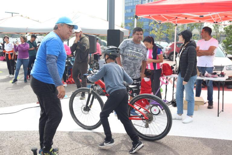 Imagen: Lucido duatlón infantil en el Parque Cultural Hidalguense 