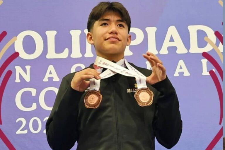 Imagen: Con preseas en Olimpiada Nacional, Jacob Flores impulsa la halterofilia hidalguense