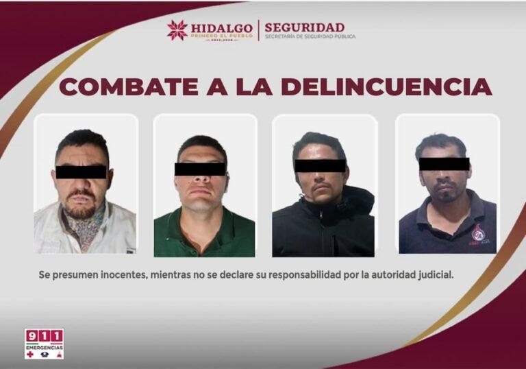 Imagen: Operativo en Tula resultó en la detención de cuatro sujetos armados 