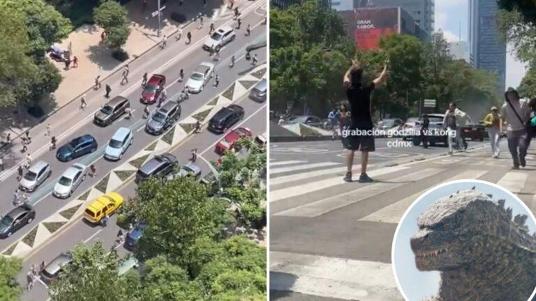 Imagen: Llega Godzilla a las calles de la Cdmx