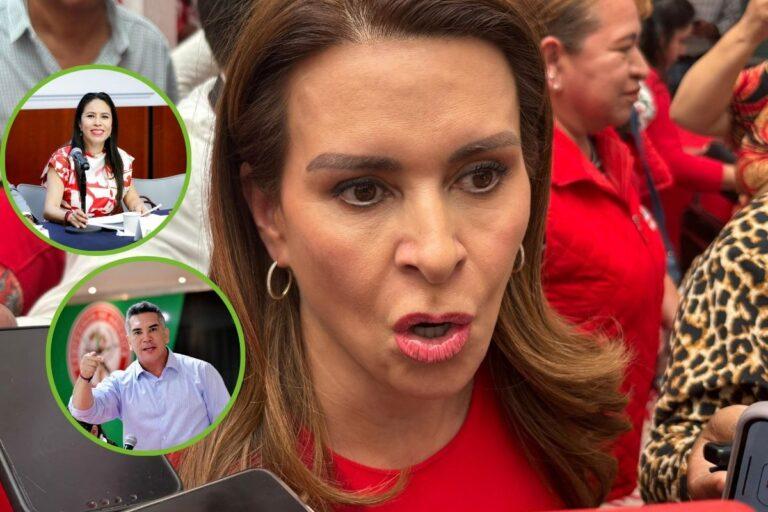 Imagen: Descarta Carolina Viggiano confrontación con Simey Olvera y respalda a Alito Moreno