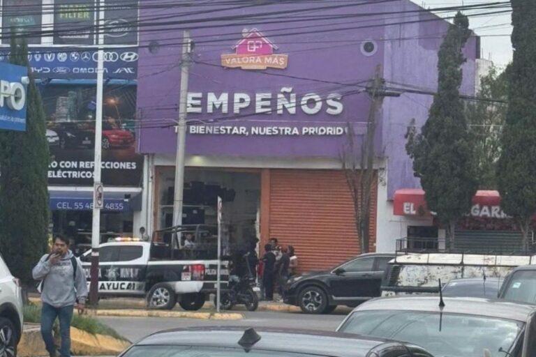 Imagen: Violento asalto en casa de empeño en el Centro de Tizayuca