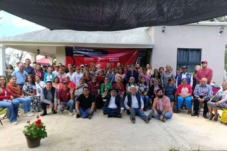 Imagen: Morena supera la meta de afiliación en Xochicoatlán