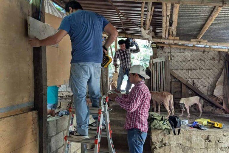 Imagen: Alumnos de la UPH iluminan albergue para perros en Huejutla