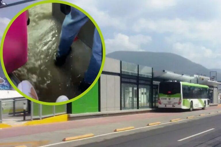 Imagen: Video: ¿Camión del Tuzobús bajo el agua? Esto captan usuarios