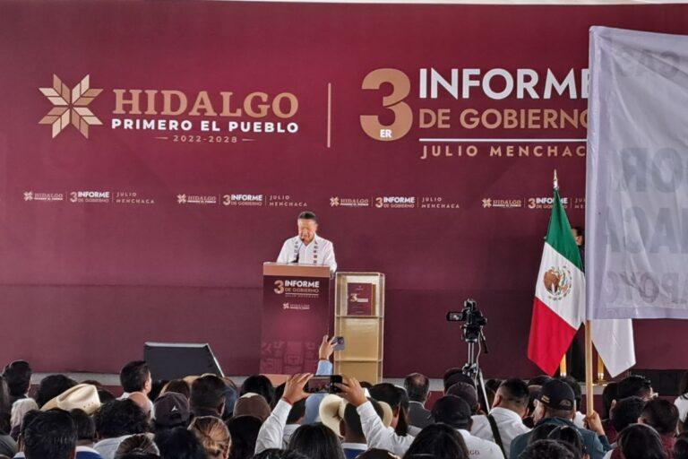Imagen: Julio Menchaca asegura que Hidalgo es uno de los 10 estados más seguros del país