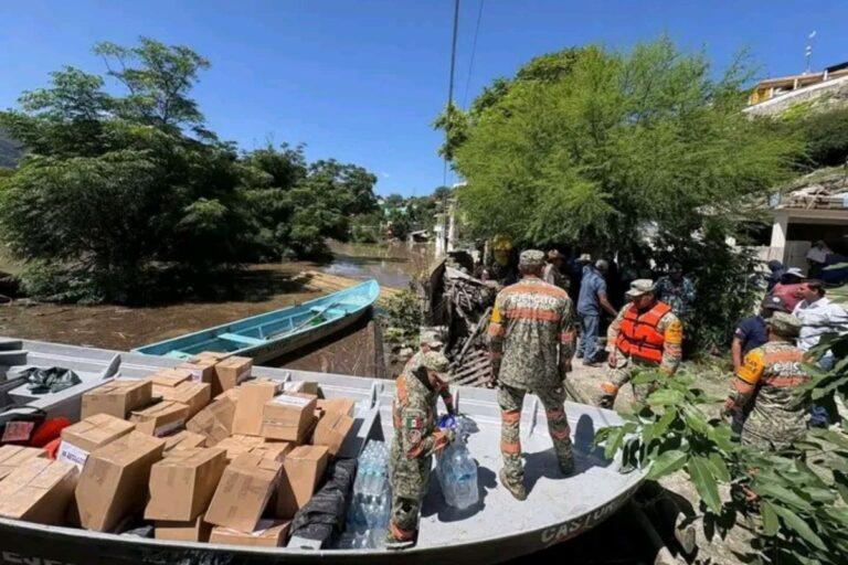 Imagen: Ejército acudió a la Sierra hidalguense tres días después de la emergencia