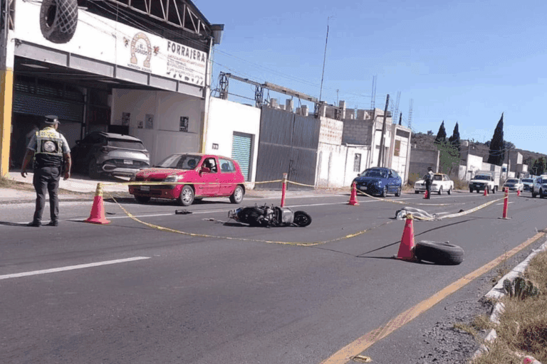 Imagen: Motociclista pierde la vida en la Pachuca–Sahagún