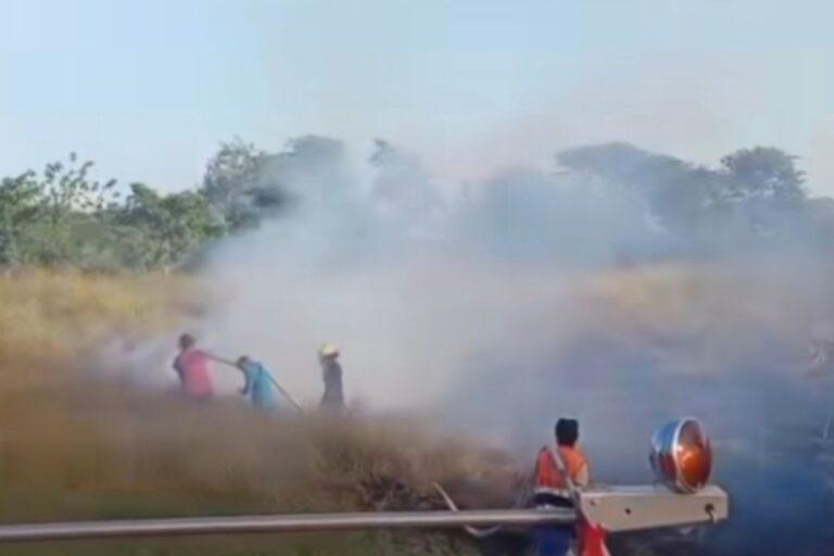 Imagen: ¿Cuál es el principal motivo de los incendios de pastizal en Huejutla? Esto dice Bomberos