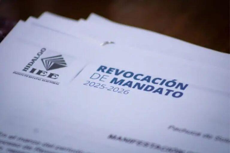 Imagen: Así avanza la recolección de firmas para la revocación de mandato en Hidalgo