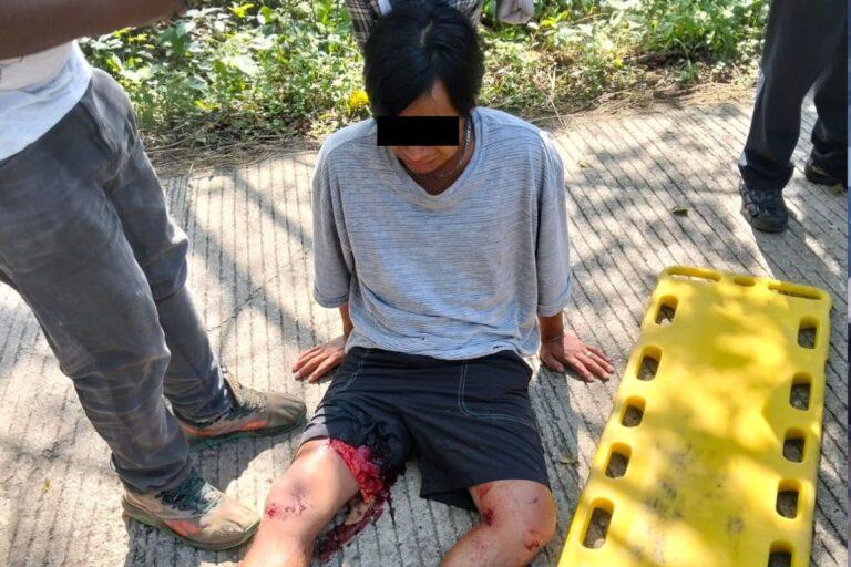 Imagen: Motociclista chocó contra una camioneta, en Huautla; ¿hubo heridos?
