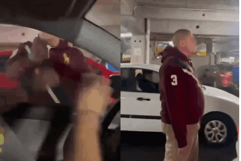 Imagen: Video: Sujeto agrede a familia en estacionamiento de Plaza Galerías Pachuca