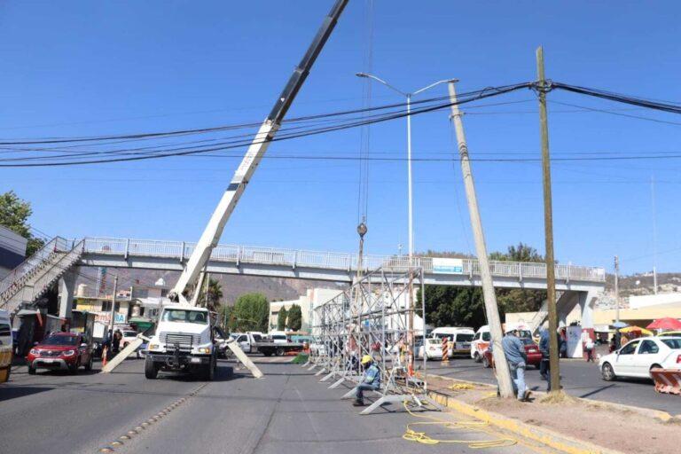 Imagen: ¿Cuánto costará demoler el puente peatonal que está frente al Hospital General de Pachuca?