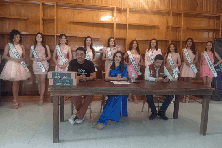 Imagen: En Huasca, las participantes de Miss Hidalgo dieron a conocer sus proyectos sociales