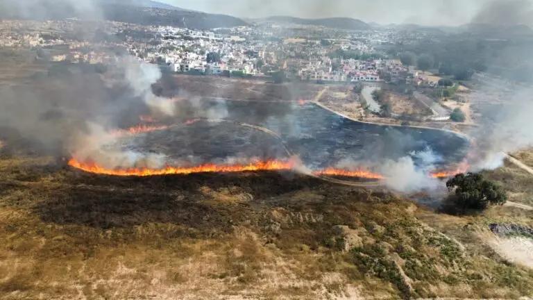 Imagen: Protección Civil revela la causa de los incendios recientes en Pachuca