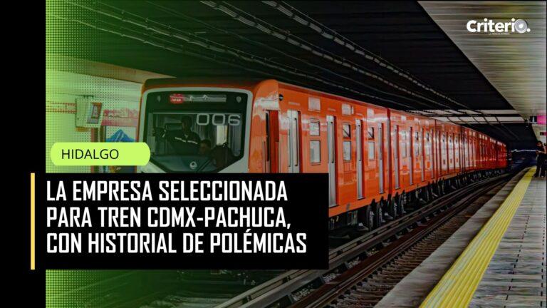 Imagen: Empresa seleccionada para construir unidades del tren México-Pachuca, con historial de polémicas
