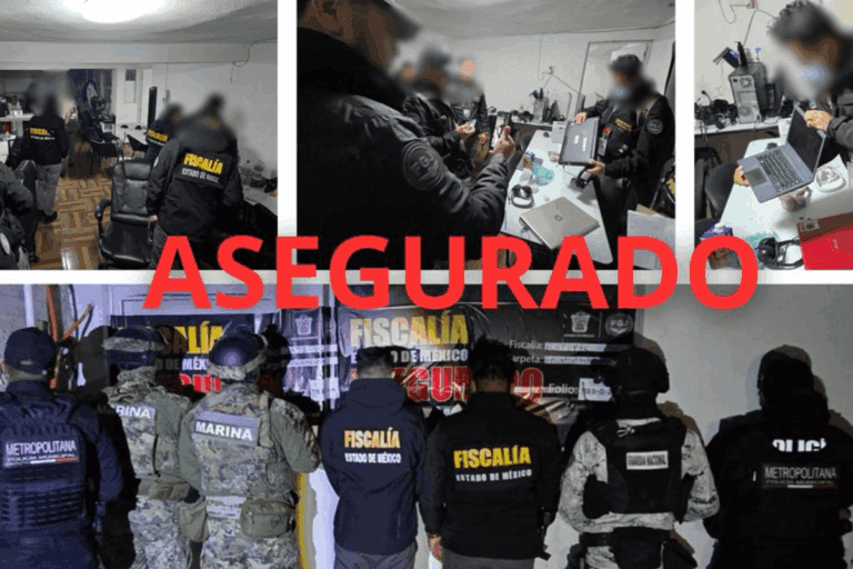 Imagen: Ecatepec: Desmantelan call center clandestino ligado con actividad delictiva