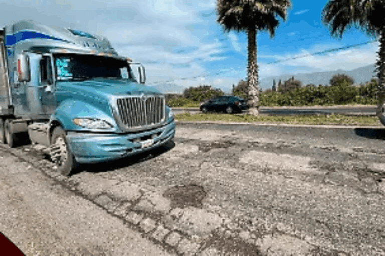 Imagen: Baches en tramo carretero de Santiago de Anaya son riesgo para los automovilistas, asegura delegado