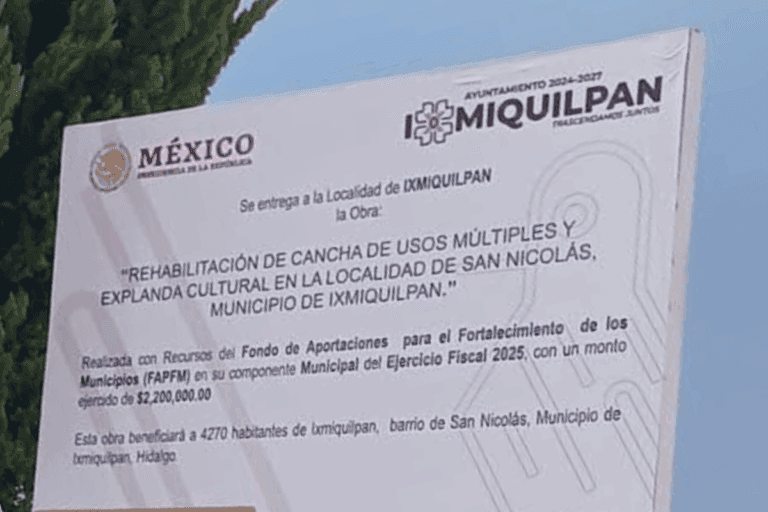 Imagen: Ixmiquilpan: Obra con inversión millonaria no fue concluida; pobladores señalan presunta corrupción