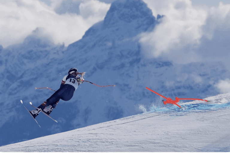 Imagen: Esquiadora Lindsey Vonn sufre una terrible caída en los Juegos Olímpicos de Invierno Milano-Cortina 2026