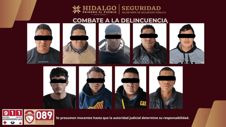 Imagen: Aseguran predio con tractocamiones robados en Hidalgo; hay nueve detenidos