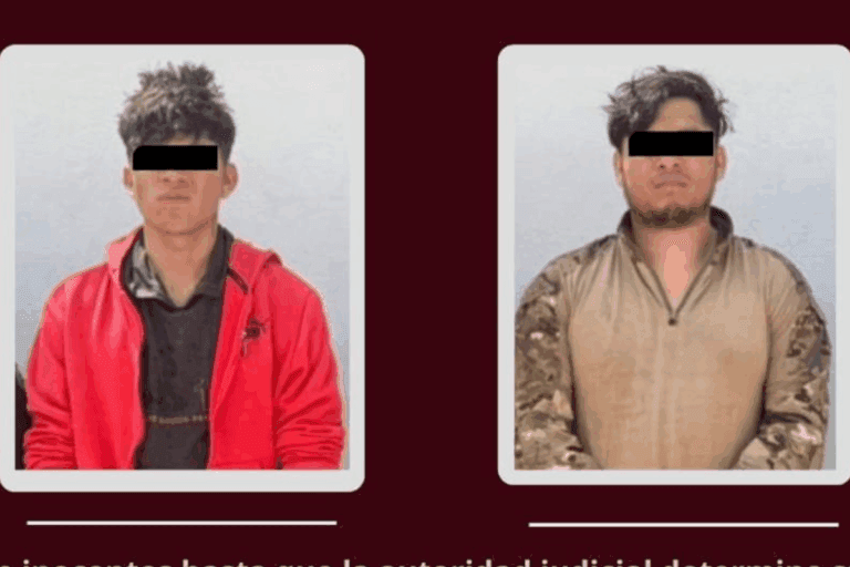 Imagen: Persecución termina con dos detenidos y droga en Tezontepec, Hidalgo