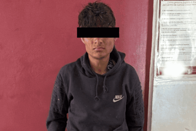 Imagen: Aseguran a sujeto por robo y posesión de droga en Tizayuca