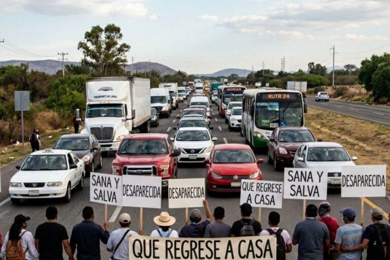 Imagen: Llaman a bloqueo por joven desaparecida en San Agustín Tlaxiaca