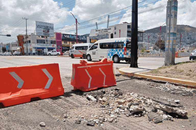 Imagen: Pachuca: Sin cambios, paraderos en la avenida Madero, pese a obra de pavimentación