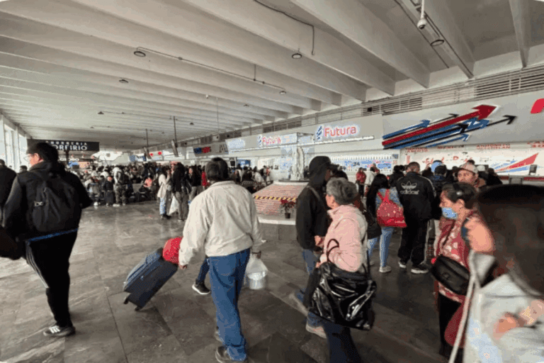 Imagen: Odeco Pachuca instaló módulo de atención en la central de autobuses. ¿Cuántos incidentes se presentaron?