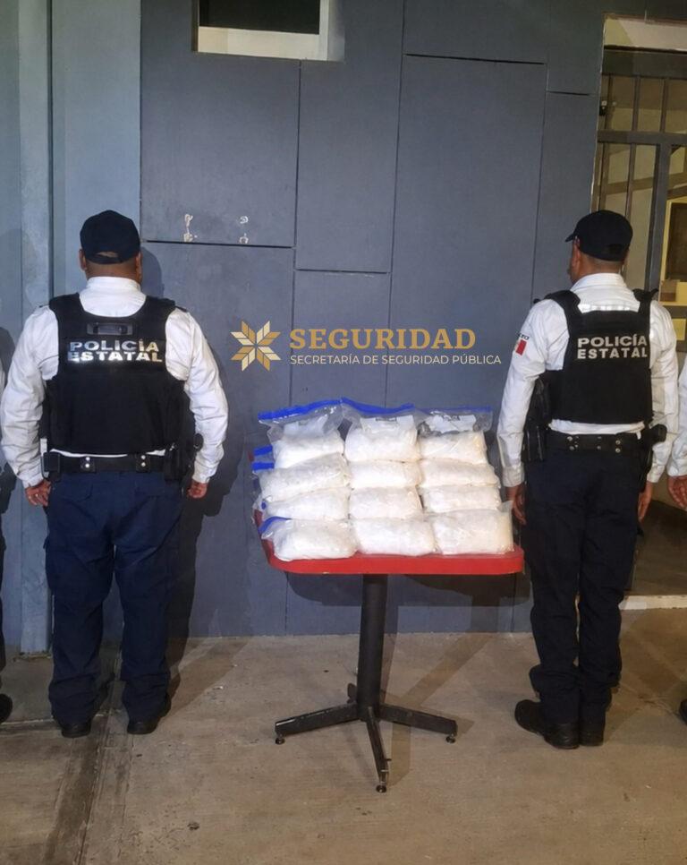 Imagen: Aseguran 27 kilos de presunto cristal en municipio de Hidalgo