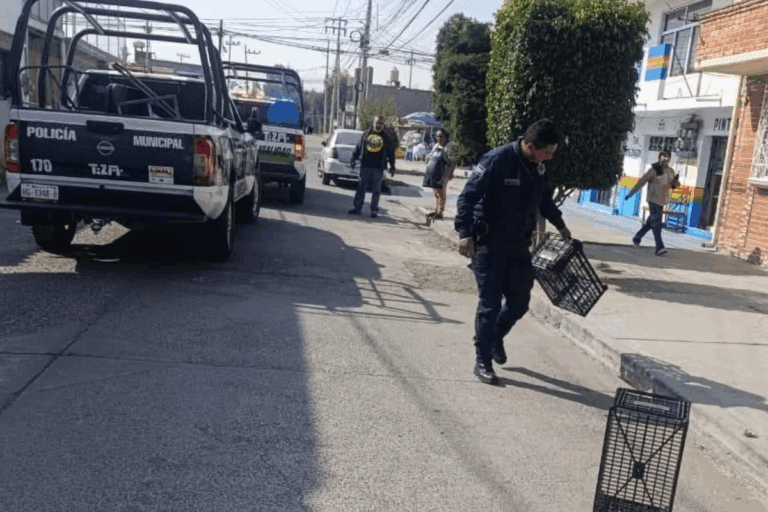 En Tizayuca realizan operativos para liberar la vía pública