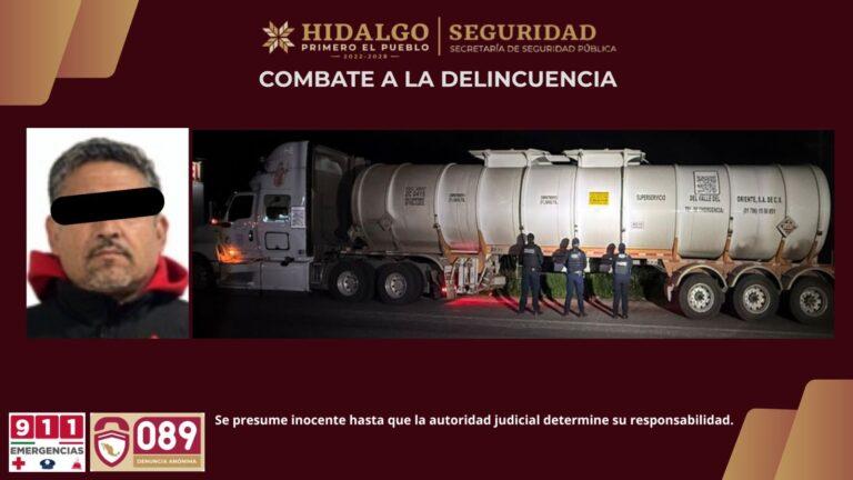 Imagen: Pachuca: aseguran tractocamión con 38 mil litros de hidrocarburo