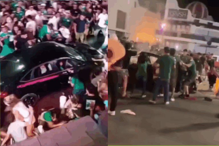 Imagen: Conductor atropella a aficionados en Los Cabos tras festejo del México vs Chequia