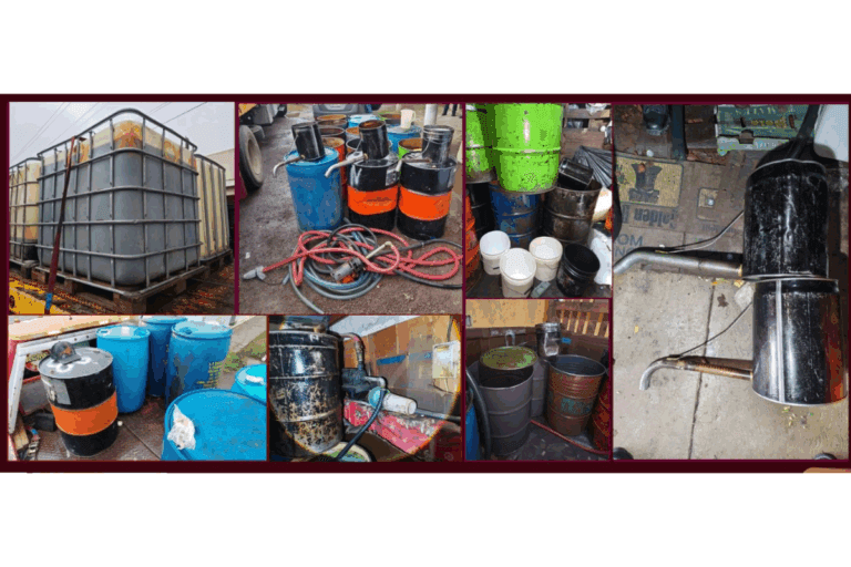 Imagen: Encuentran combustible, droga y despachadores clandestinos en Hidalgo