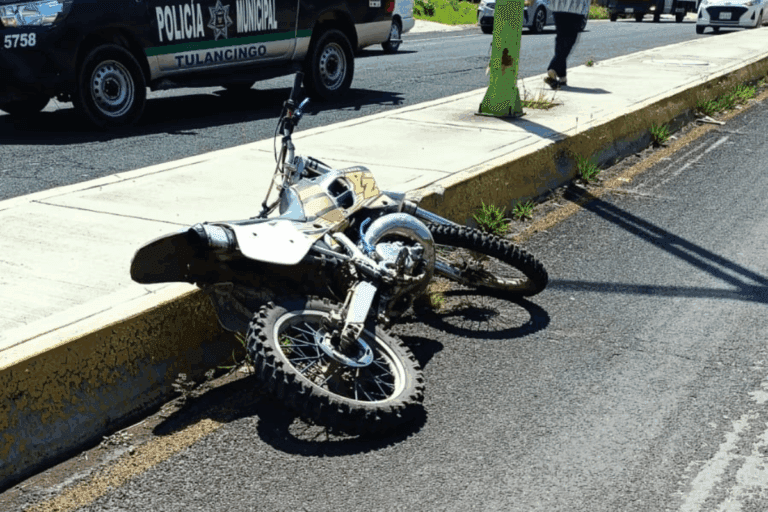 Imagen: En Tulancingo, los accidentes de motociclistas no paran