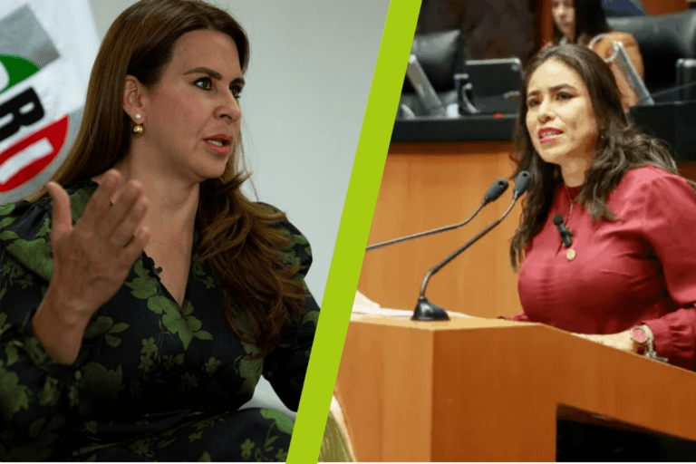 Imagen: Carolina Viggiano encara a Simey Olvera: así fue el intercambio entre senadoras de Hidalgo