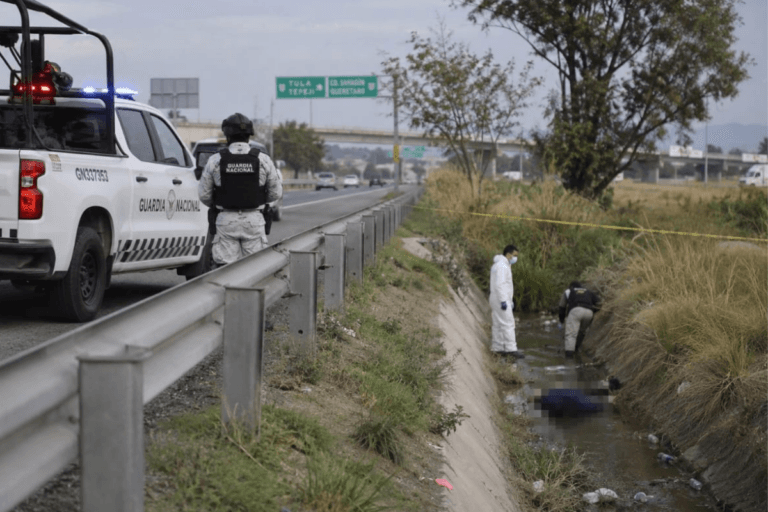 Imagen: Localizan cadáver en un canal, a un costado del Arco Norte en Hidalgo