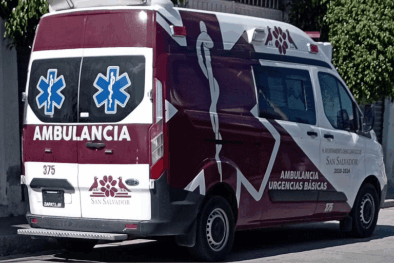 Imagen: Ambulancias usan color guinda para los señalamientos en municipios de Hidalgo