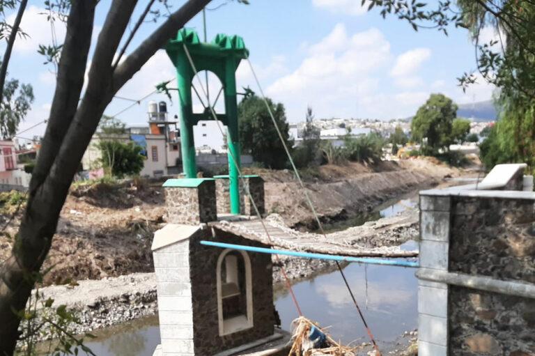 Ciudadanos buscarán reconstruir el puente colgante de Tula
