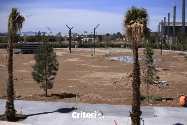 Imagen: Así va el avance de las obras de remodelación en el Parque David Ben Gurión de Pachuca