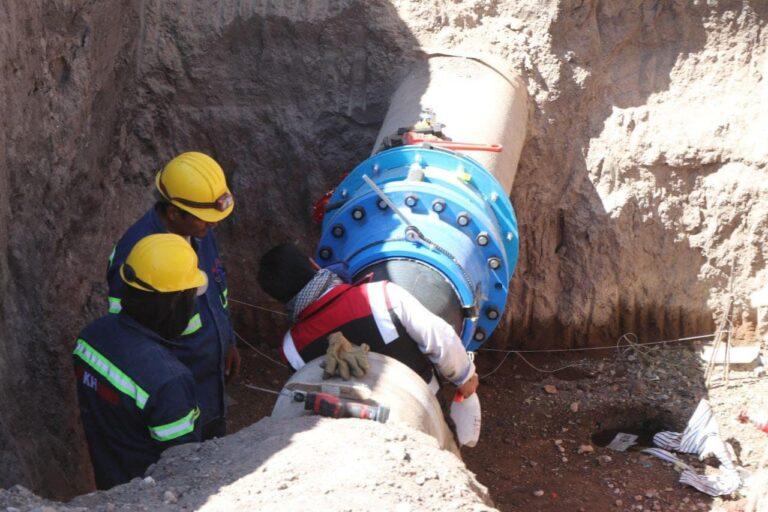Imagen: Concluye rehabilitación del acueducto Téllez ¿Cuándo se restablecerá el servicio de agua?