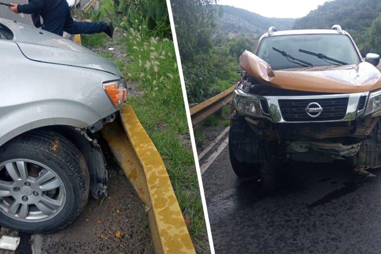 Imagen: Accidente vial en el Corredor de la Montaña: Daños materiales y tráfico afectado