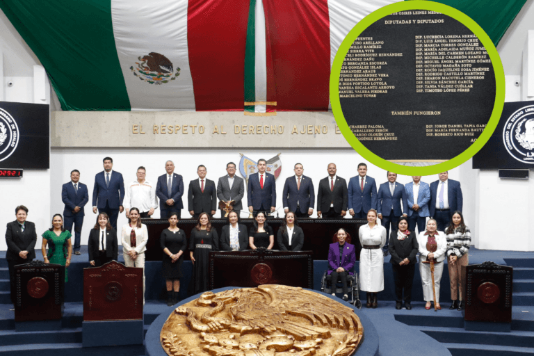 Imagen: Develan placa de diputados salientes del Congreso de Hidalgo; viene asambleísta acusado de narcotráfico
