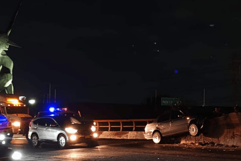 Imagen: Choca por ir a exceso de velocidad en la México-Pachuca