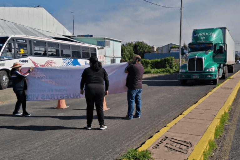 Imagen: Inconformes incrementan manifestación para frenar construcción de gasera, en Tizayuca
